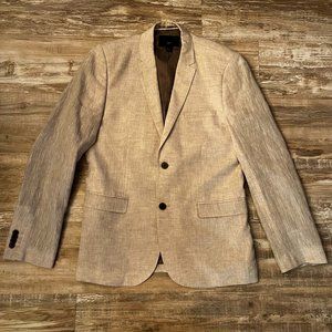 H&M Slim Fit Linen Blazer - Tan - US 40R / EU 50
